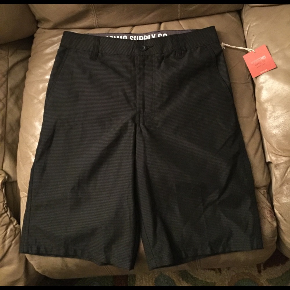 Mossimo black shorts with pinstripes waist 30
