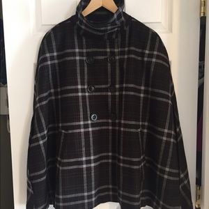 Plaid Poncho