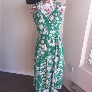 Mossimo Stretch Midi Wrap Dress- M