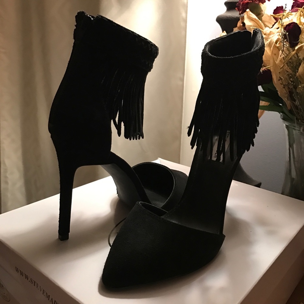 "MELIA" Fringe Heels