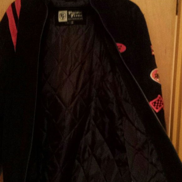 Pacific Flyer Black  Suede Jacket - Picture 2 of 6