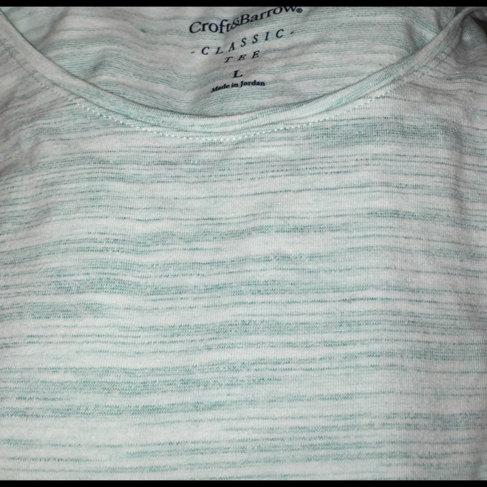 Croft & Barrow classic tee long sleeve crew neck