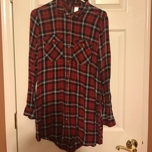 Flannel dress