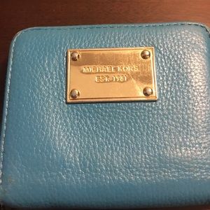 Michael Kors Teal Wallet!