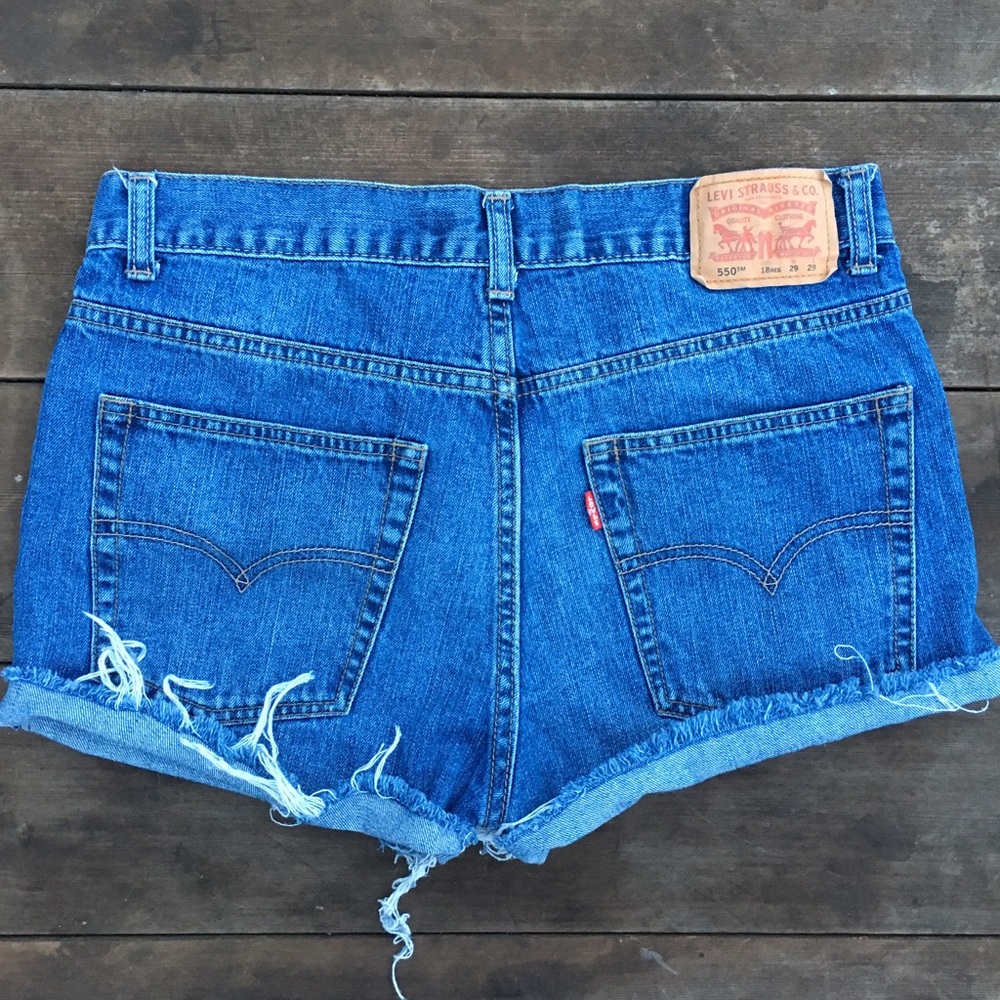 Vintage high waisted cut off Levi shorts