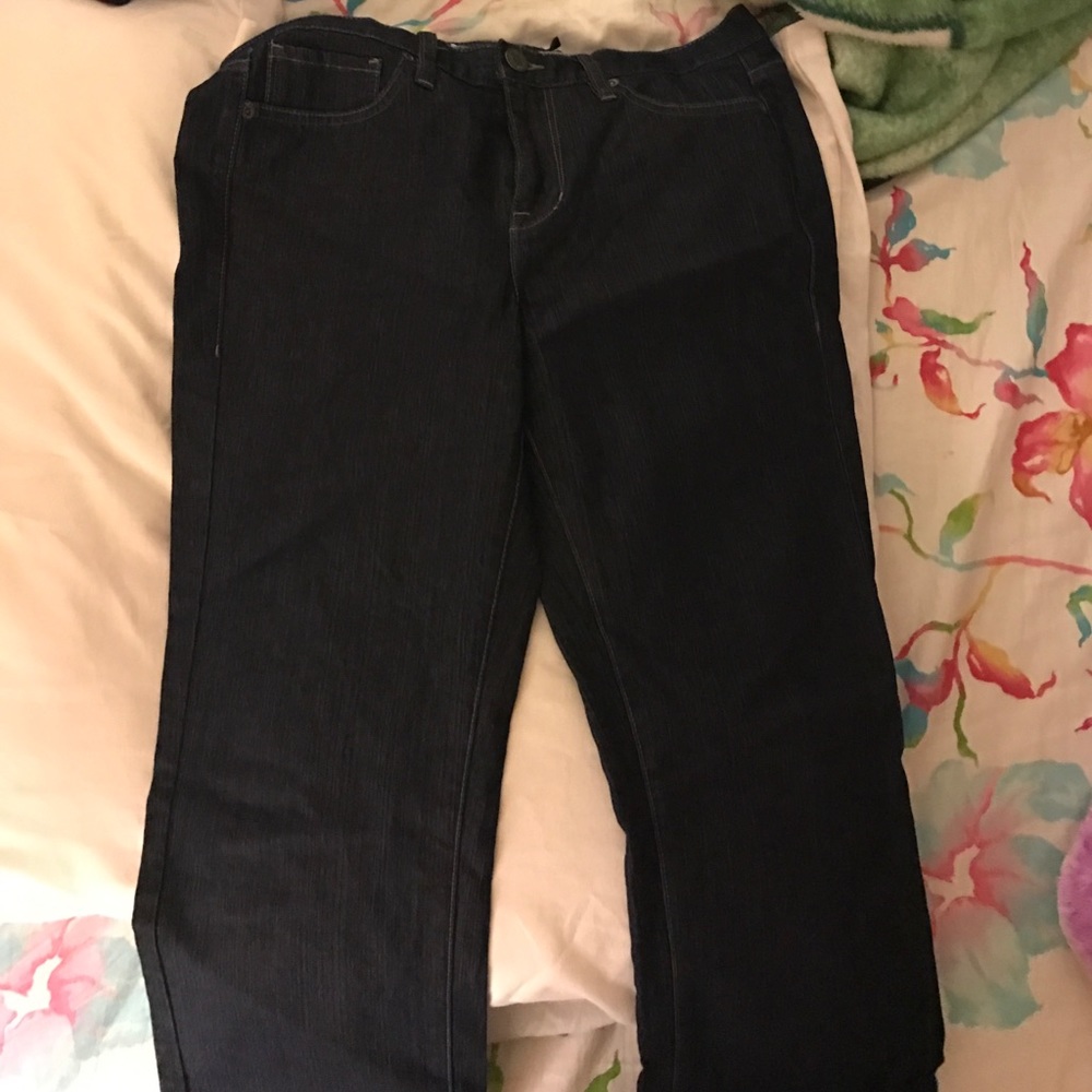 Calvin Klein dark blue jeans