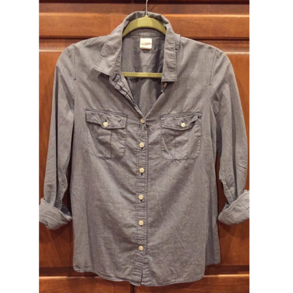 J. Crew. Lightweight Denim Shirt