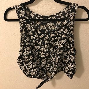 Forever 21 Floral Blouse Tank