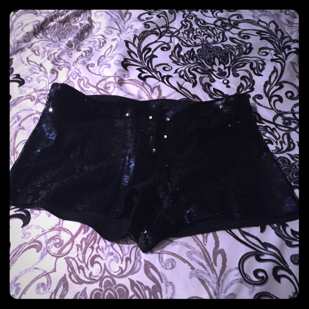 Express sparkle shorts