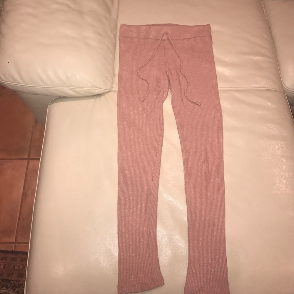 Fashion Nova Light Pink Comfy Cotton Pants