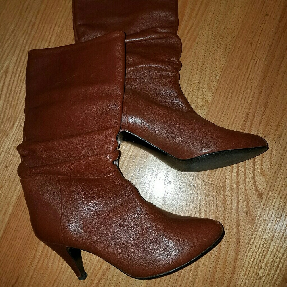 Cute Slouchy Brown Boots