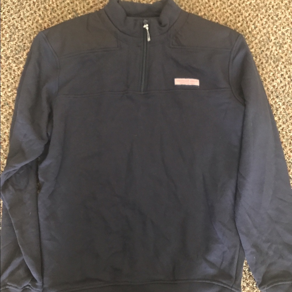 Vineyard vines navy zip up