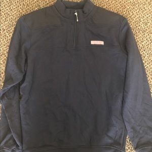 Vineyard vines navy zip up