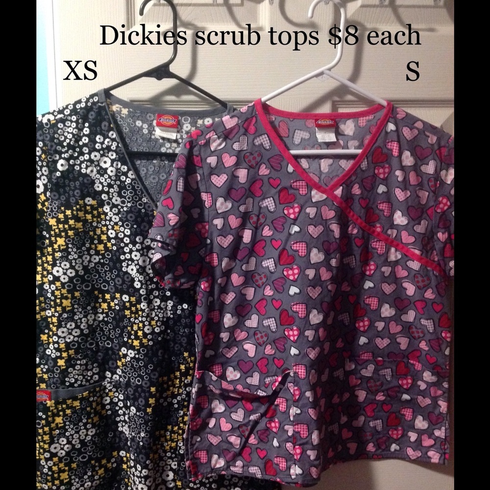 Assorted scrub tops