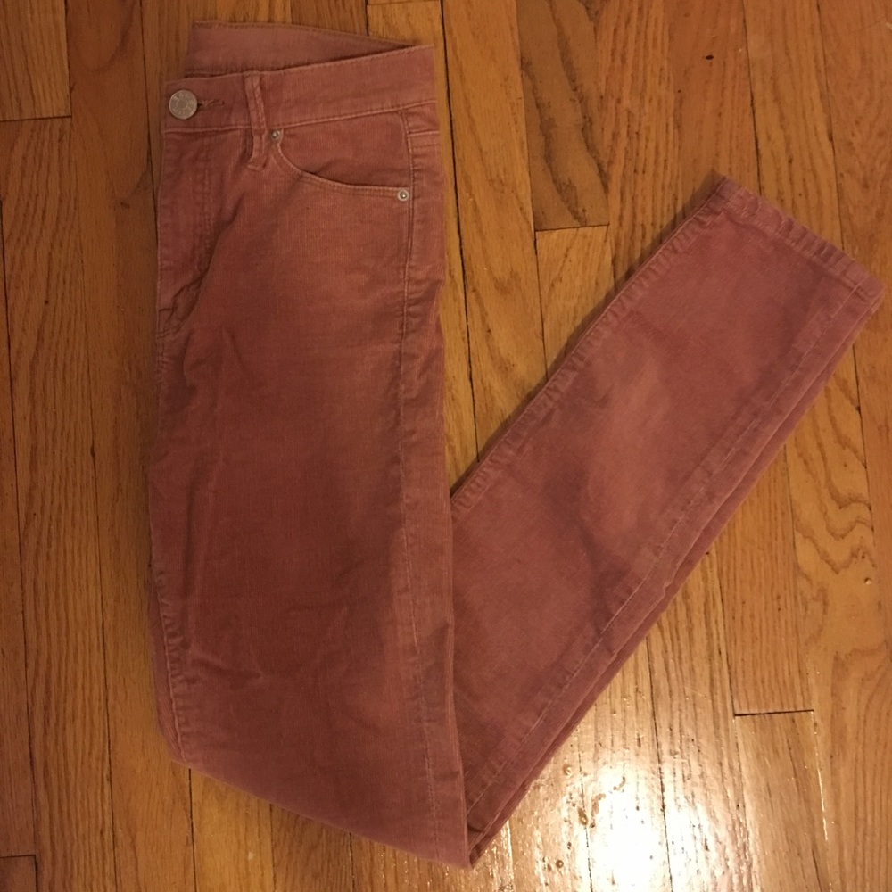 BDG Coral Skinny Corduroy