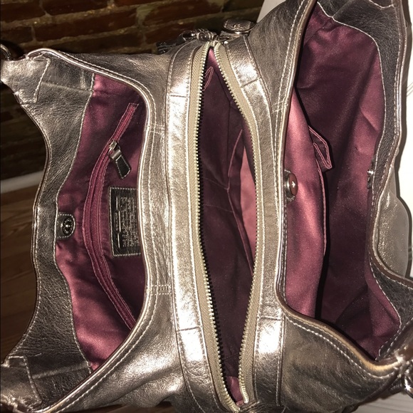 Coach Madison Metallic Leather 'Sophia' Handbag - Picture 3 of 4