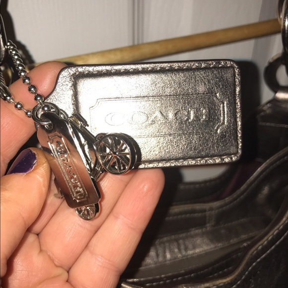 Coach Madison Metallic Leather 'Sophia' Handbag - Picture 4 of 4