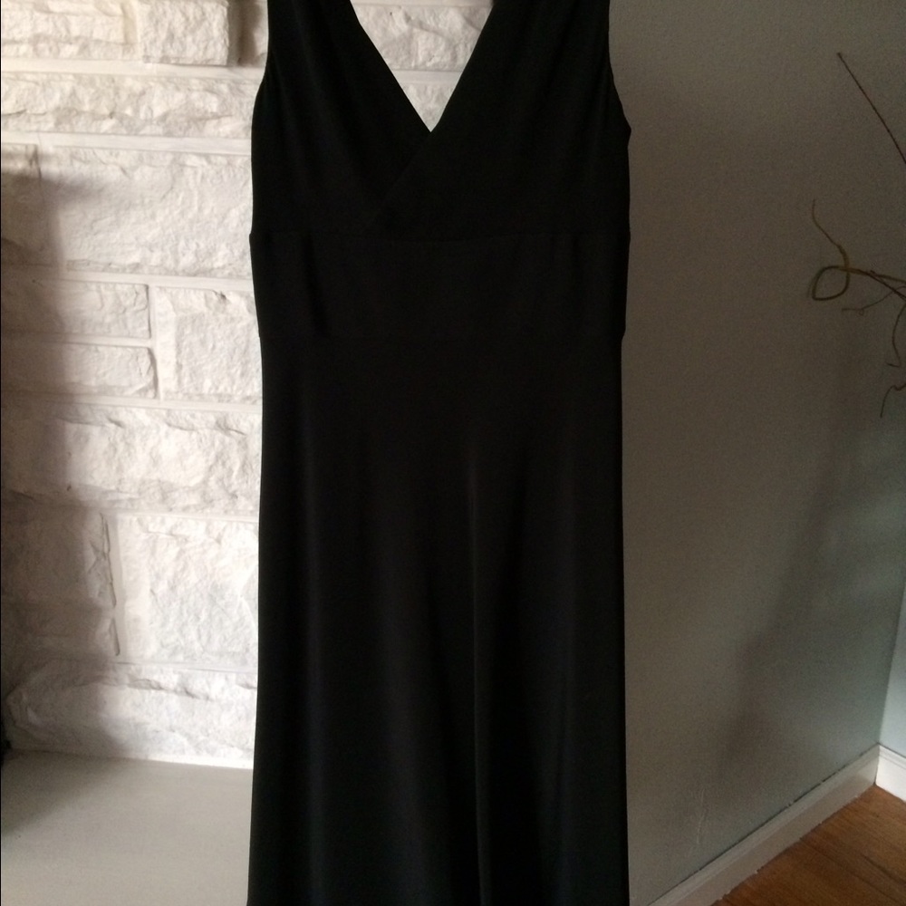 J Crew black silk dress, size 4