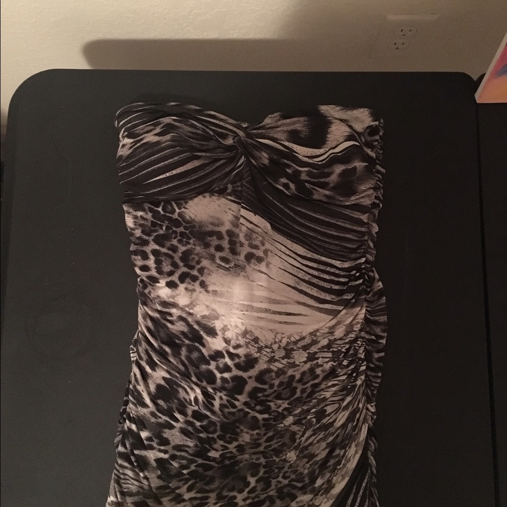 Animal print dress