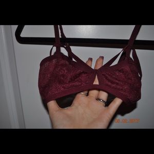 Maroon Bralette
