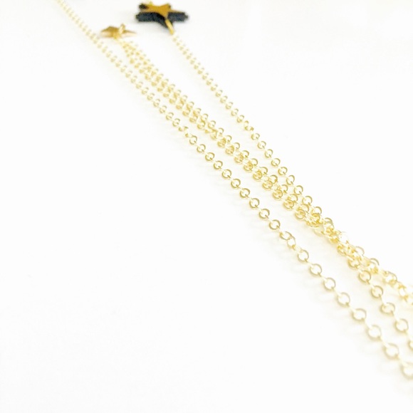 🆕 🌙⭐️ Delicate Chain Statement Necklace - Picture 3 of 3