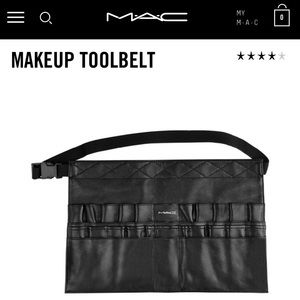 MAC leather adjustable brush belt