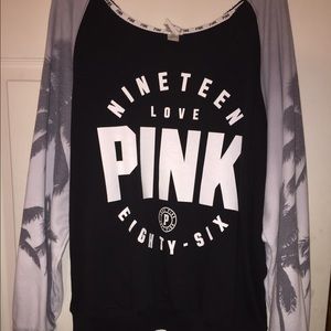 Pink Crew neck sweatshirt