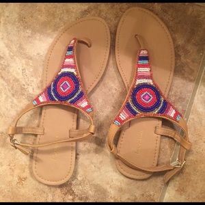 Francesca's Beaded Sandals