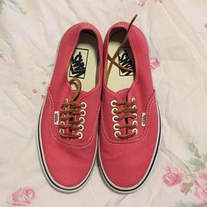 Vans classics with leather laces