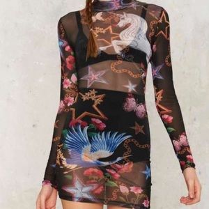 NastyGal Jaded London Unicorn Mini Dress