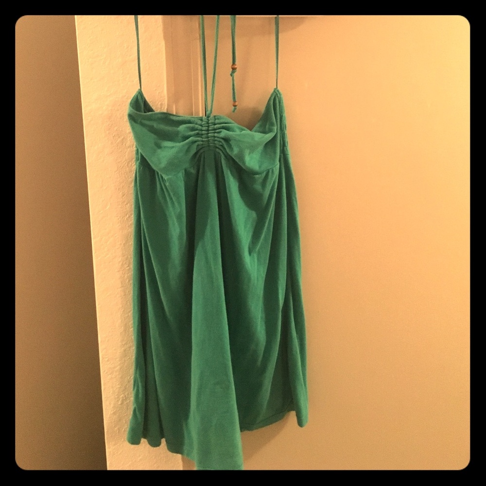 Green summer dress