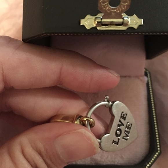Juicy Couture Silver Pad Lock Charm - Picture 3 of 4