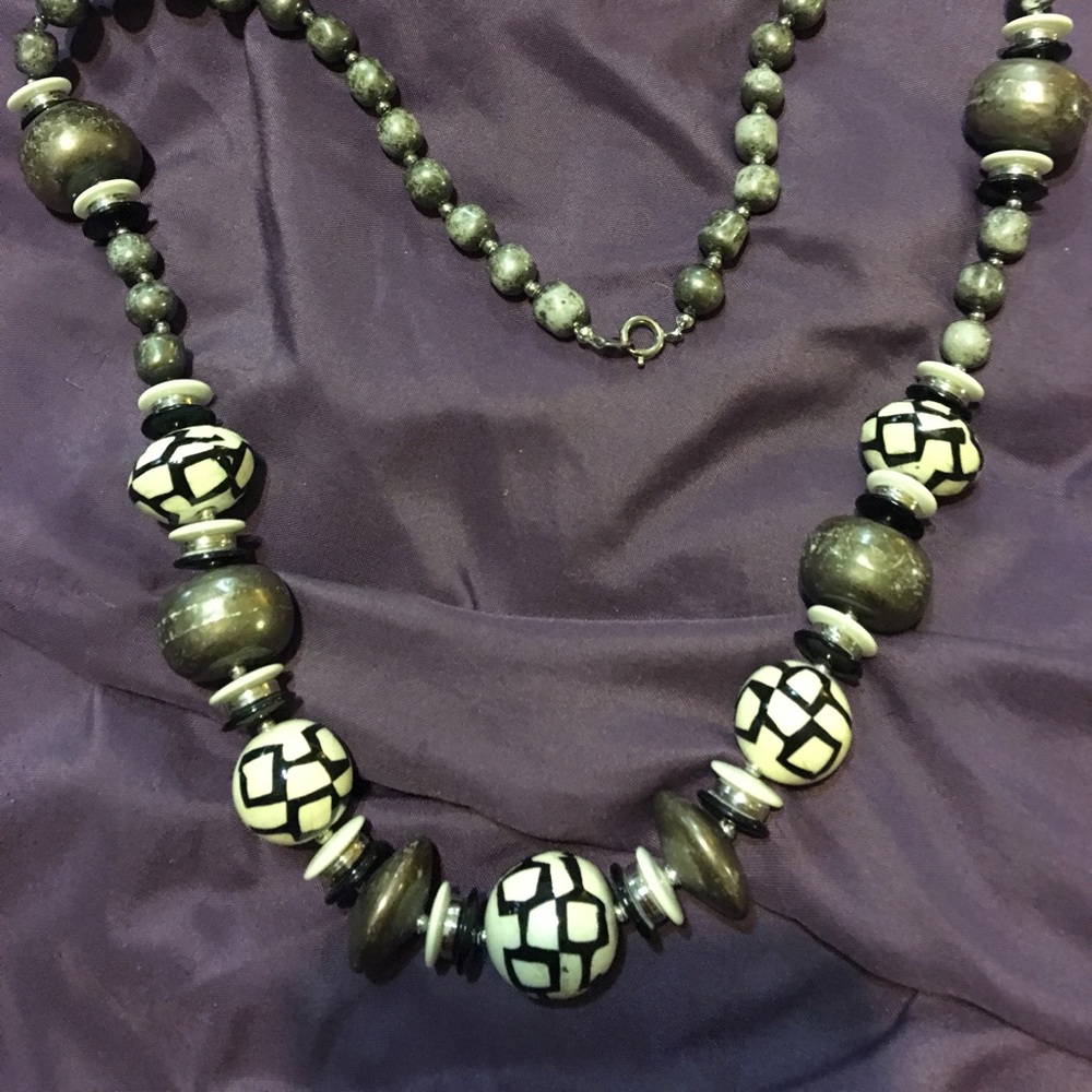 classic beaded necklace