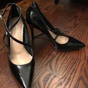 Jessica Simpson patent leather stilettos