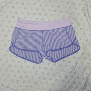 Lululemon Purple Speed Shorts
