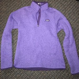 Purple Patagonia fleece