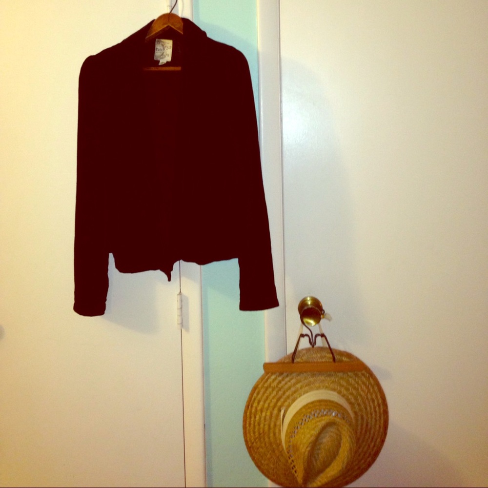 Tulle velvet black blazer size Medium
