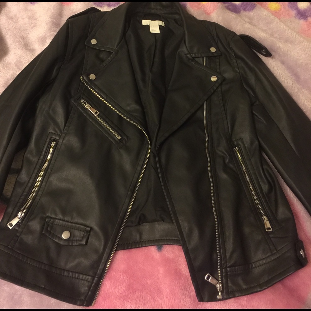 H&M leather jacket brand new