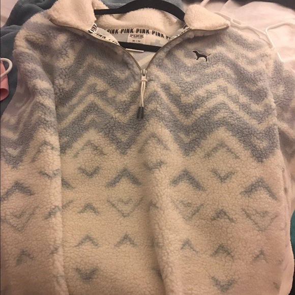 PINK Victoria's Secret Other - Pink blue and white winter jacket!