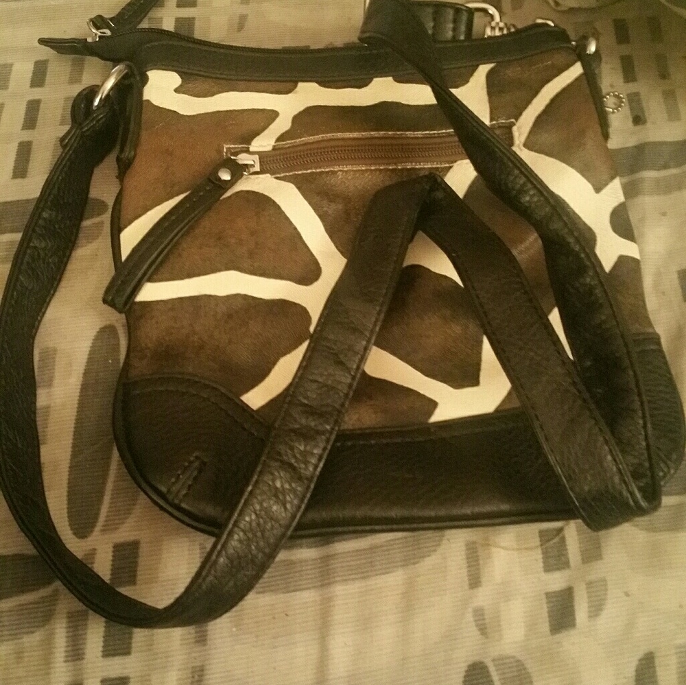 Cowprint Cross body Bag