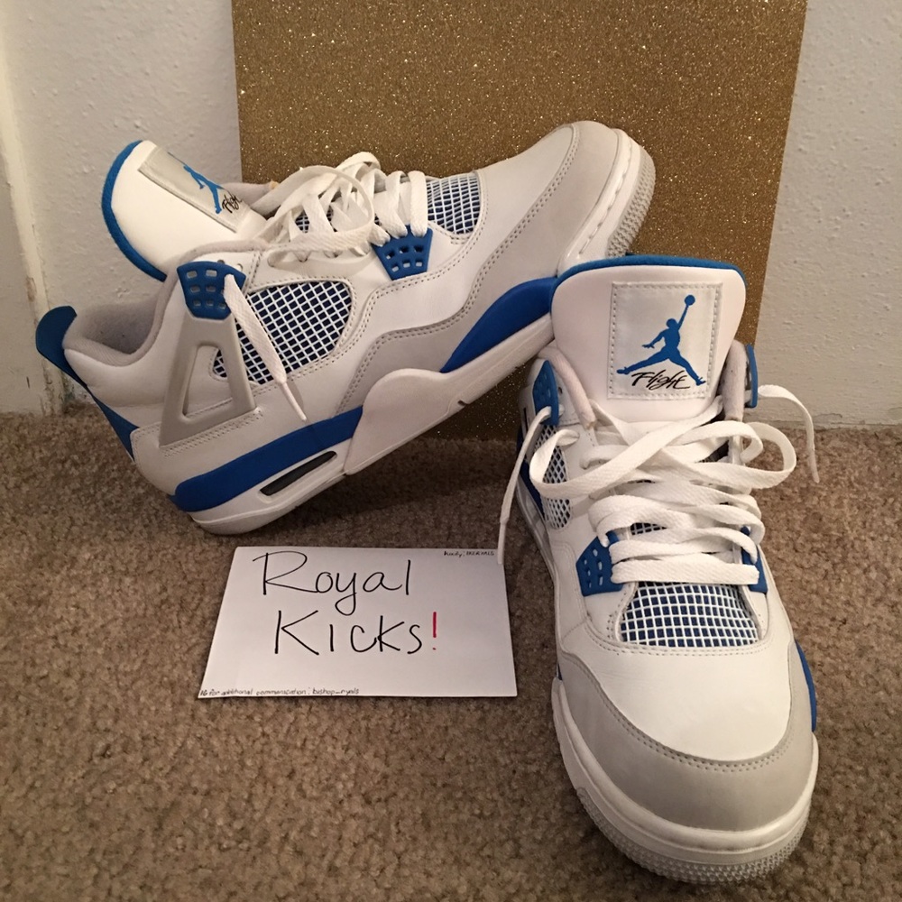 Air Jordan 4 "Military Blue" 2012 Release