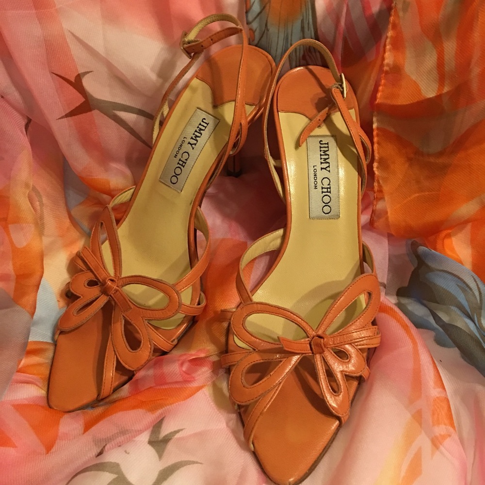 Jimmy Choo sling back heels