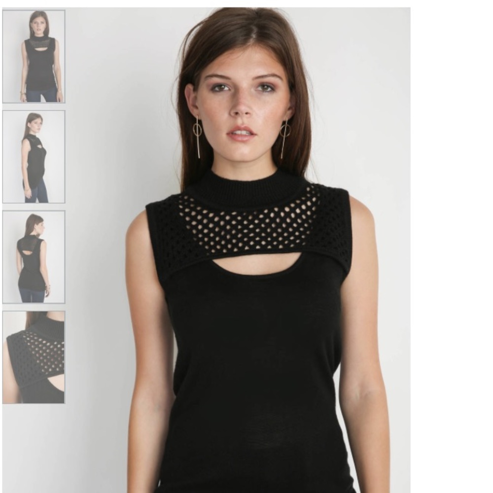 Black sweater top