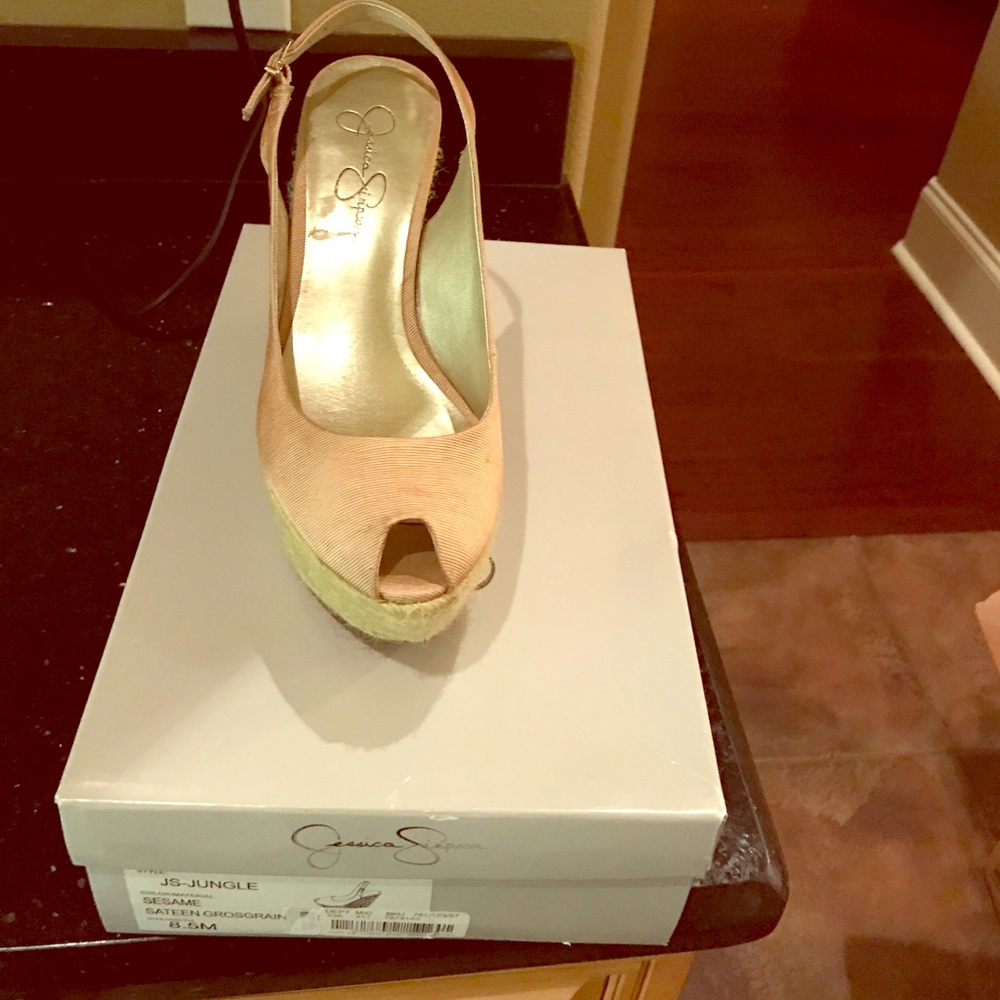 Jessica Simpson JS-Jungle Sateen Grosgrain Shoes