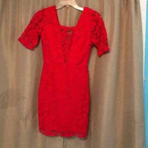 Red lace dress 🌟last day online 3/3🌟