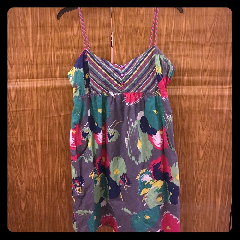 O'Neill Sphagetti Strap Dress Floral Size XL