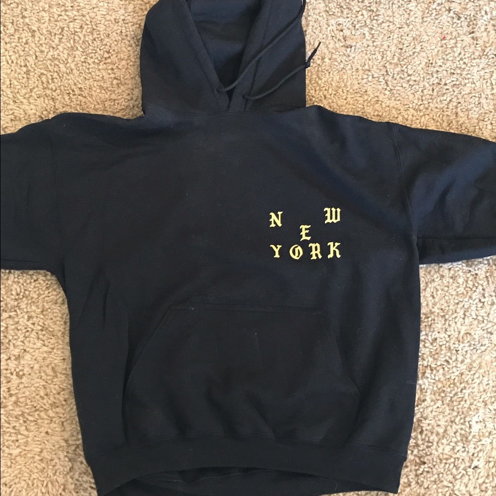 Mens TLOP Yeezy New York hoodie