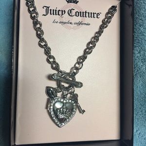 Juicy Couture Silver Locket Necklace