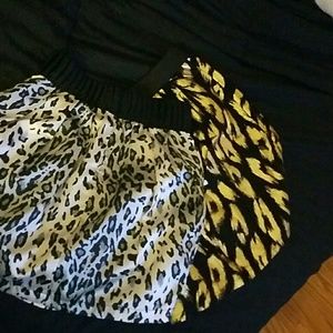Charlotte Russe and XXi mini skirts.
