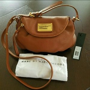 NEW Marc Jacobs Natasha Mini Crossbody Brown